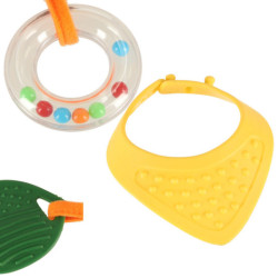 Smyslový maskot liška na kočárku