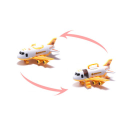 Transportní letadlo + 3 stavební vozidla