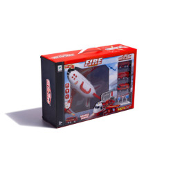 Dopravní letadlo + 3 hasičské vozy