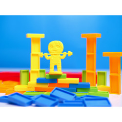 Lokomotiva Vlak Skládačka, červená