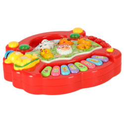 Vzdělávací klavír zvuky zvířat farma