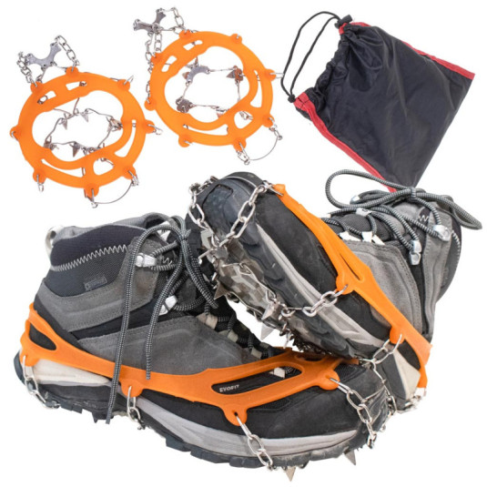 Řetězy na boty s hroty + kryt