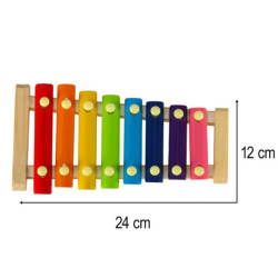 Barevný vzdělávací dřevěný cimbál