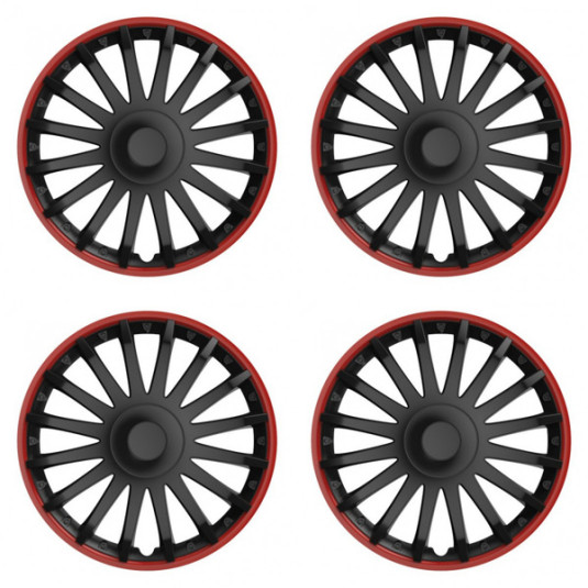 Poklice pro Škoda 16 CRYSTAL RO black