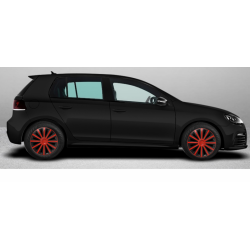 Poklice pro Škoda 16 TREND red and black