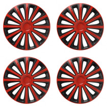 Poklice pro Škoda 16 TREND red and black