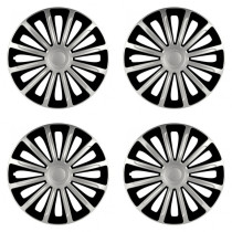 Poklice pro Škoda 16 TREND silver and black