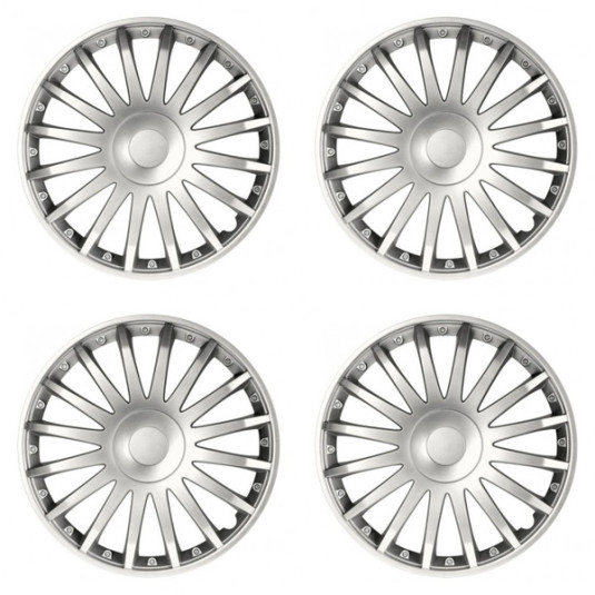 Poklice pro Škoda 16 CRYSTAL silver