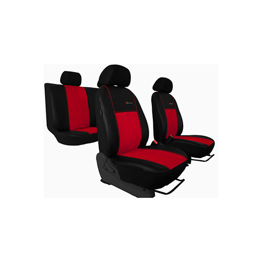 Poťahy pre Škoda KAROQ SPORT LINE (od 2021) Exclusive Alcantara (Alcantara-koža)