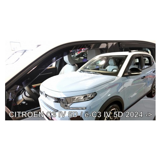 Deflektory CITROËN C3 IV 5D (od 2024) (+zadní)