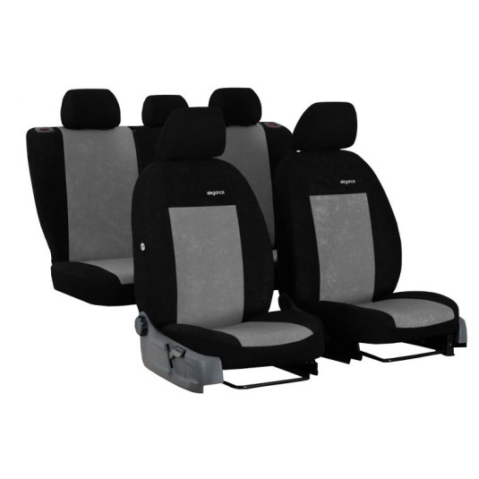 Výprodej Potahy pro VOLKSWAGEN Touran 7x1 III (od 2015) Elegance (velour-velour) šedá (vyp)