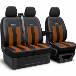 Autopotahy Mercedes Citan 2+1 (od 2012) GT Alcantara a ekokůže