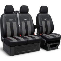 Autopotahy Mercedes Citan 2+1 (od 2012) GT Alcantara a ekokůže