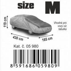 Výprodej Ochranná autoplachta proti krupobití M 430×165×119cm