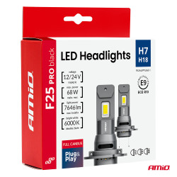 LED žiarovky X5-series WINGER H7 H18 6000K max 40W AMIO-03946