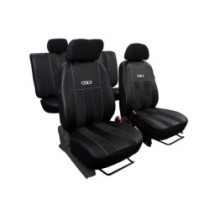 Autopoťahy FIAT LINEA (2007-2013) GT (Alcantara a eko koža) černá (vyp)