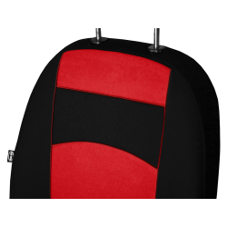 Autopotahy Tuning 100% sedo-černé (velour-textil)