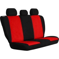 Autopotahy Tuning 100% sedo-černé (velour-textil)