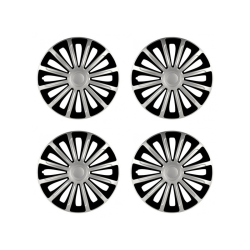 Puklice 14 TREND silver&black