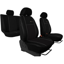 Potahy pro NISSAN NAVARA NP300 IV (od 2015) Exclusive Alcantara (Alcantara-kůže)
