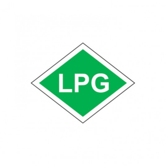 Nálepka LPG – vnitřní