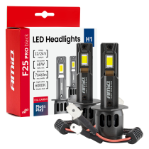 LED žárovky pro hlavní světla, řada F25 PRO BLACK FULL CANBUS H1 68 W 12 V 24 V