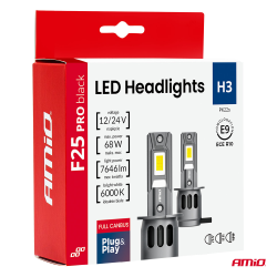 LED žiarovky X5-series WINGER H7 H18 6000K max 40W AMIO-03946