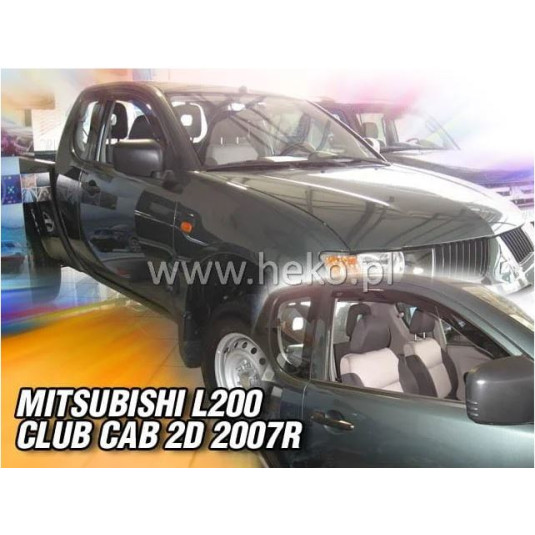Deflektory MITSUBISHI L 200 CLUB CAB 2D 2005–2015