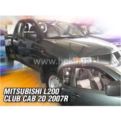Deflektory MITSUBISHI L 200 CLUB CAB 2D 2005–2015