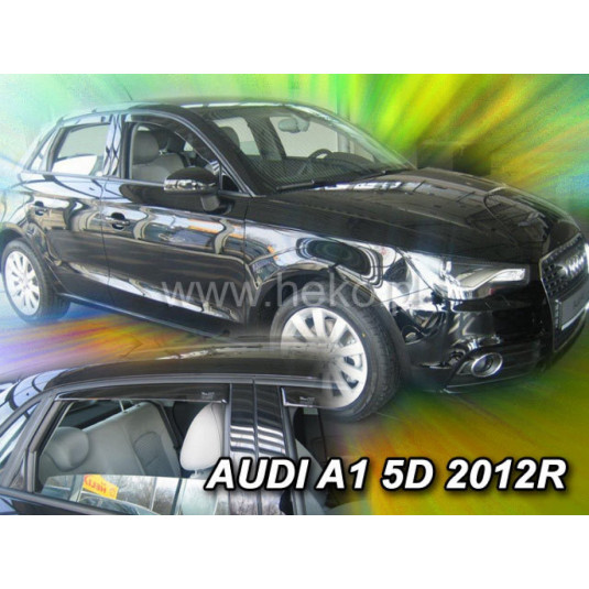 Deflektory AUDI A1 5D (+zadní) (od 2012-2018)