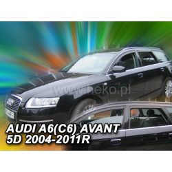 Deflektory AUDI A6 4D (+zadní) (2004-2011)