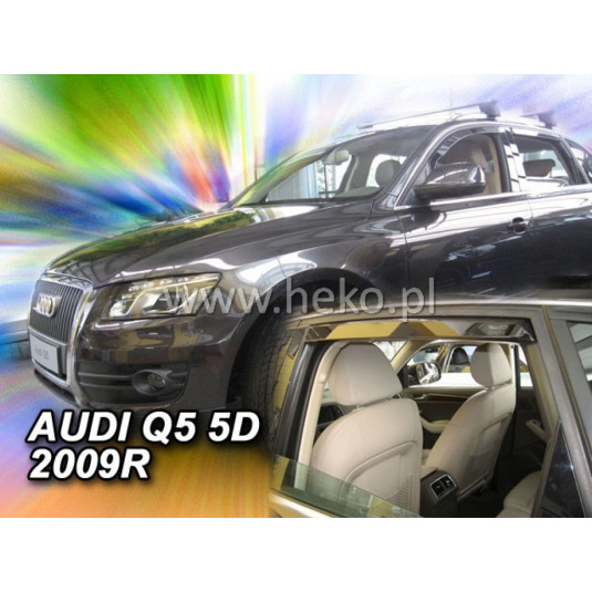 Deflektory AUDI Q5 5D (+zadní) (2009-2016)