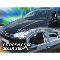 Deflektory CITROËN C5 4D (+zadní) Sedan (od 2008-2017)