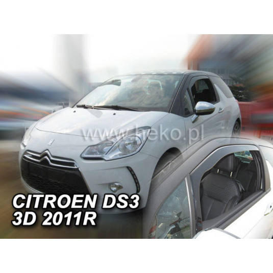 Deflektory CITROËN DS3 3D (od 2010-2017)