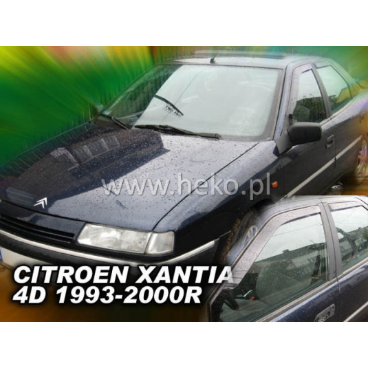 Deflektory CITROËN Xantia 4D (+zadní) Sedan (1993-2000)