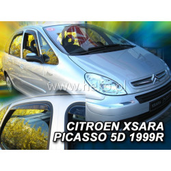 Deflektory CITROËN Xsara Picasso 5D (+zadní) (1999-2010)