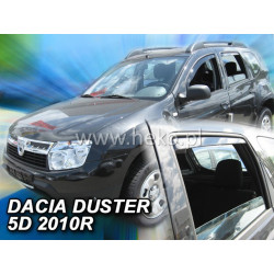 Deflektory DACIA Duster 5D (+zadní) (2010-2018)