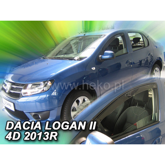 Deflektory DACIA Logan 4D (od 2013)