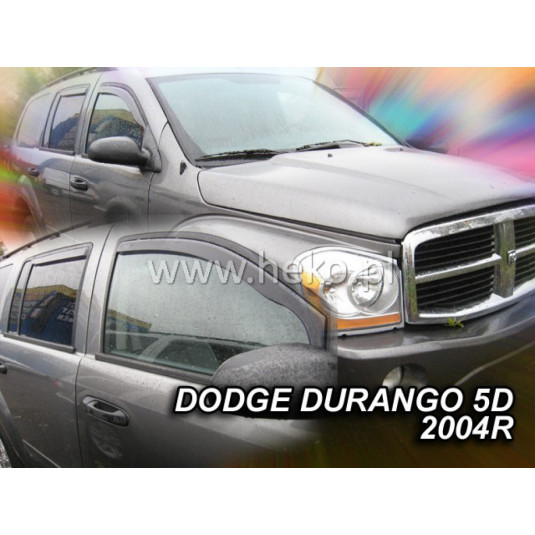 Deflektory DODGE Durango 5D (+zadní) (od 2004)