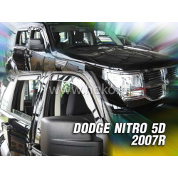 Deflektory DODGE Nitro 5D (+zadní) (od 2007)