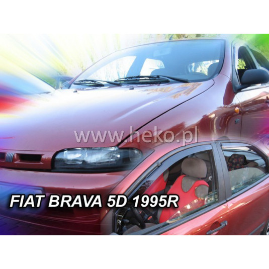 Deflektory FIAT Brava 5D (+zadní) (1995-2001)