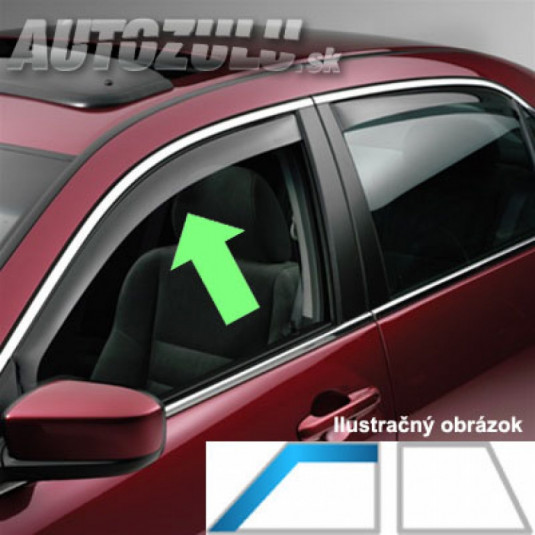 Deflektory FIAT Punto Grande 3D (od 2006)