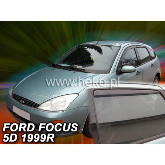 Deflektory FORD Focus I 5D (+zadní) Sedan (1998-2005)