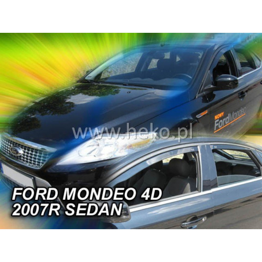 Deflektory FORD Mondeo 4/5D (+zadní) HB/Sedan (od 2007)