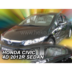 Deflektory HONDA Civic 4D (+zadní) Sedan (2012-2017)