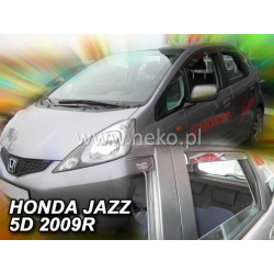 Deflektory HONDA Jazz 5D (+zadní) (2009-2015)