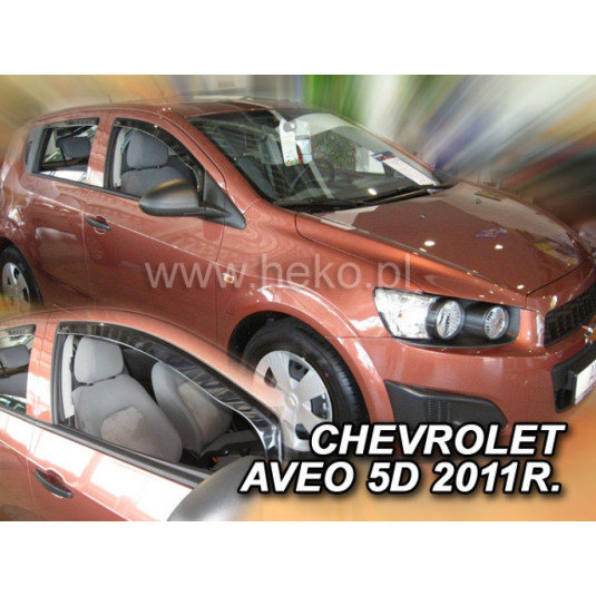 Deflektory CHEVROLET Aveo 5D (od 2011)