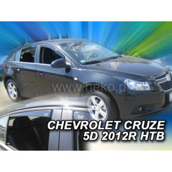 Deflektory CHEVROLET Cruze 4D (+zadní) (2009-2015)