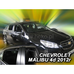 Deflektory CHEVROLET Malibu IV 4D (+zadní) (2012-2015)