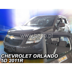 Deflektory CHEVROLET Orlando 5D (+zadní) (2011-2015)